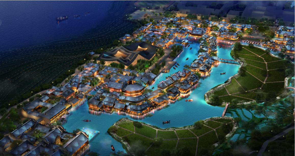 李庄月亮田景区营造人文街建设项目